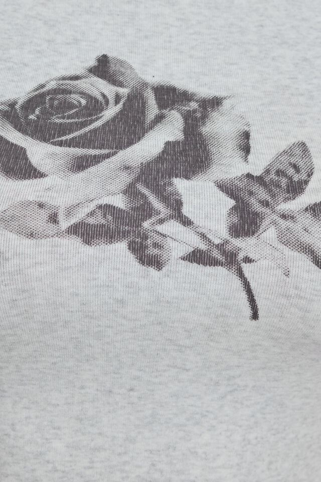 Grey / Rose Garage Stormi Women T Shirts | A-3026718