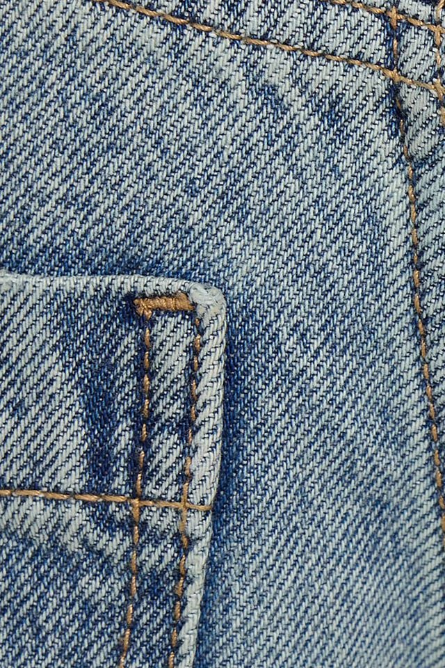 Indigo / Light Garage Low Rise Baggy Women Jeans | A-1628539