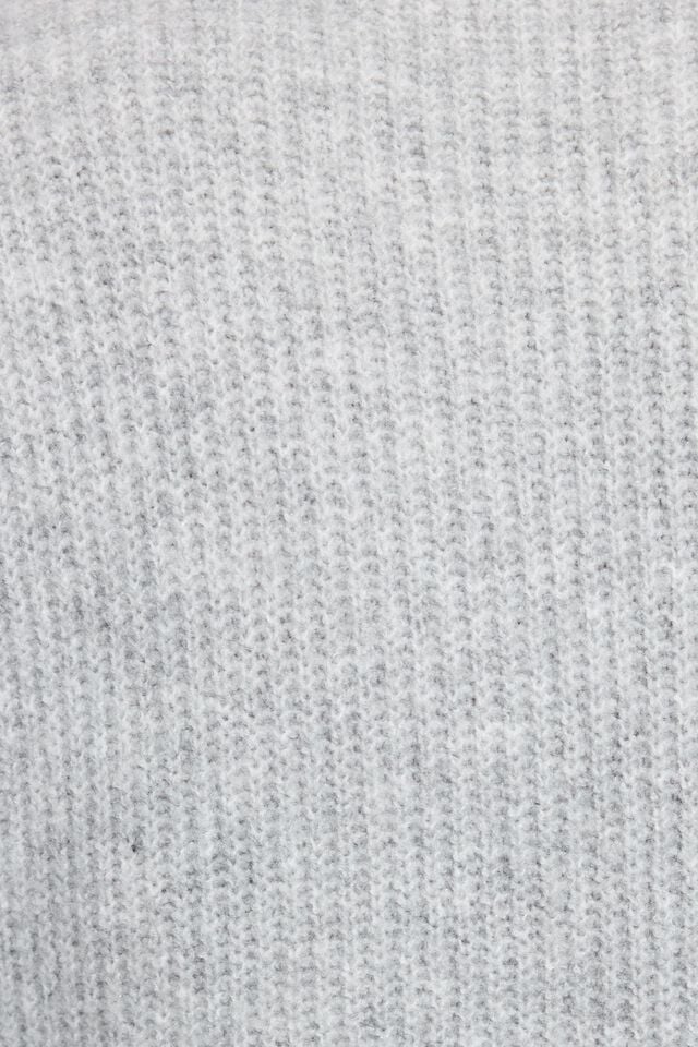 Light Grey Garage Cozy V Neck Women Sweater | A-8620451