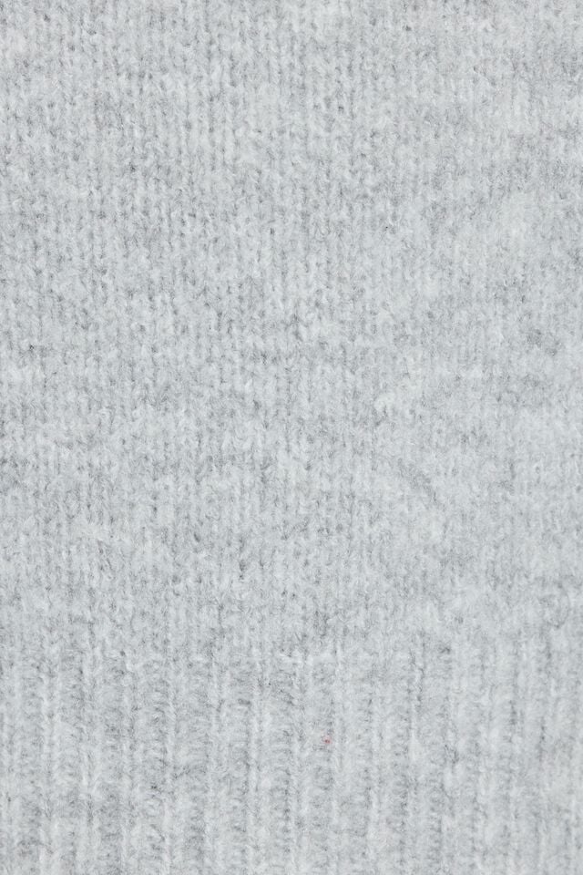 Light Grey Garage Spongy Loose Crewneck Women Sweater | A-0231754