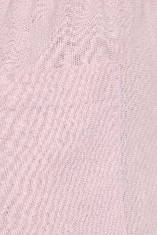 Light Purple Garage Millie Linen Pull-on Women Pants | A-5078694