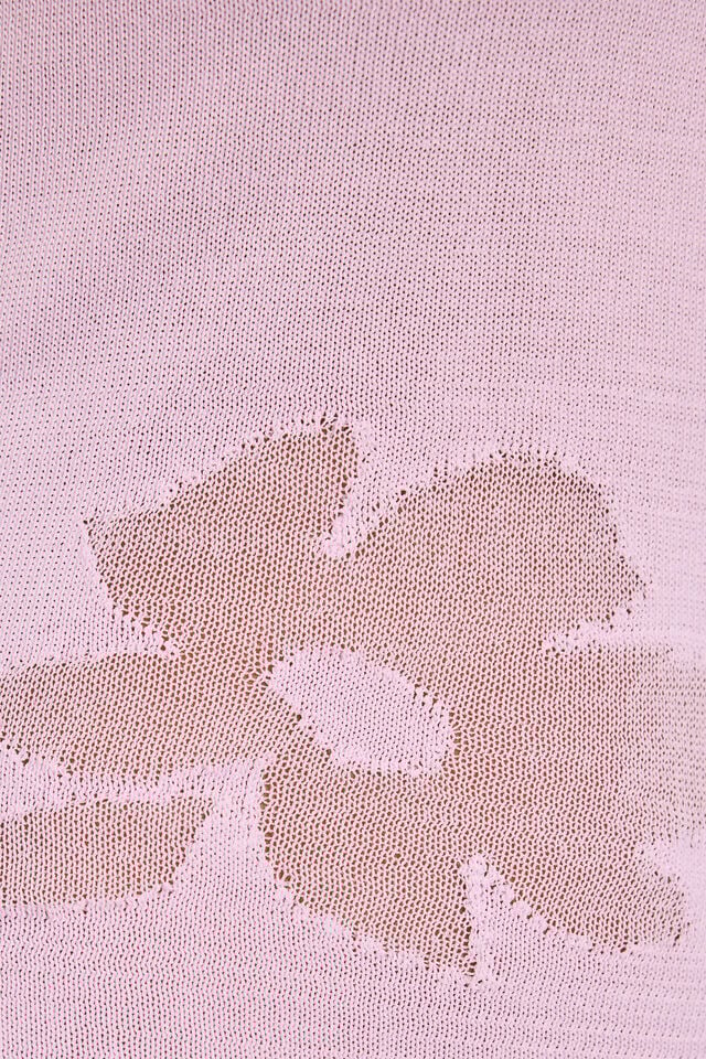 Light Purple Garage Sheer Flower Women Tank Top | A-6538197