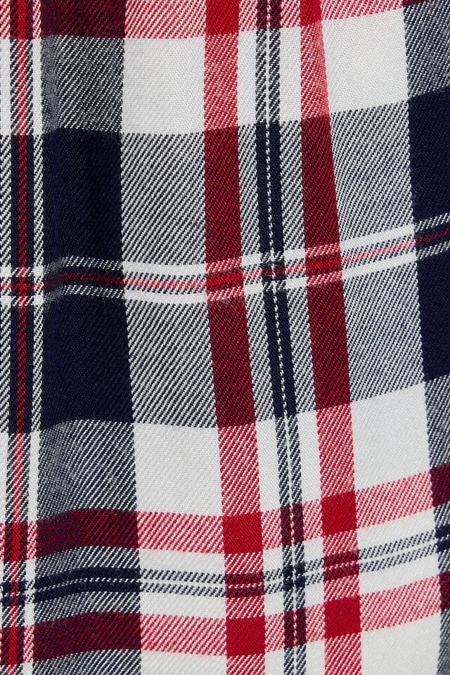 Navy Garage Flannel Women Shorts | A-7563281