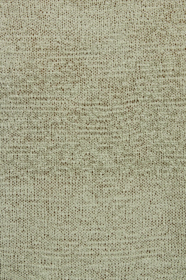 Olive Garage Yarn Crewneck Women Sweater | A-2560483