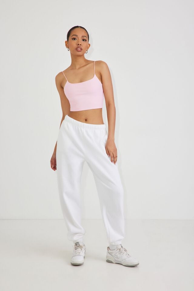 Pink Garage Eva Cropped Cami Women Tank Top | A-4807312