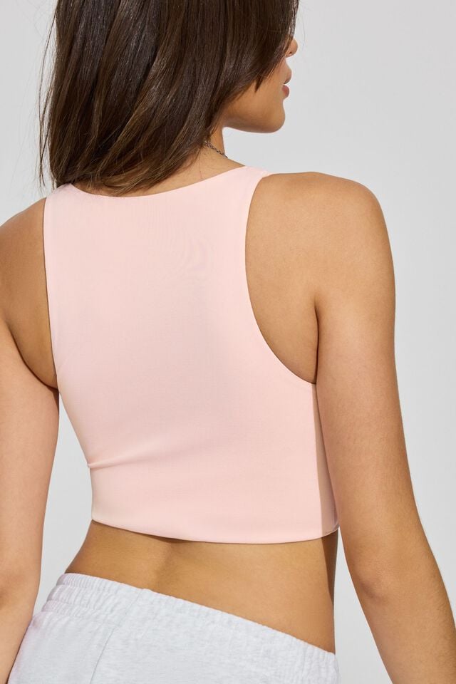 Pink Garage Seamless Ruched Women Tank Top | A-0825193