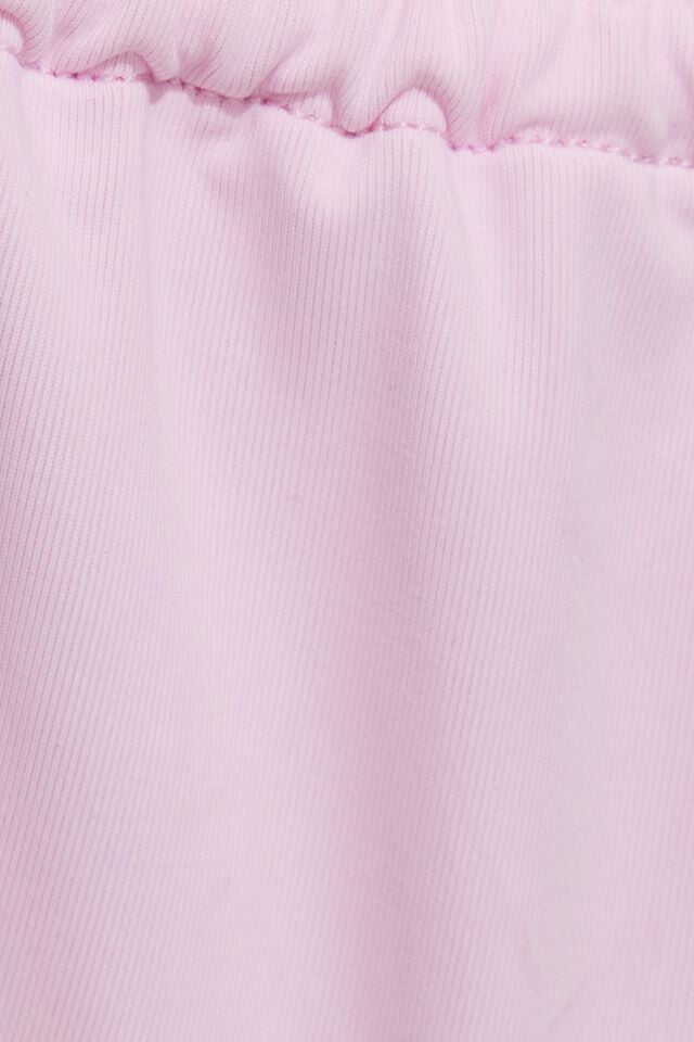 Pink Garage Side Tie Ruched Women Bikini Bottom | A-9045713