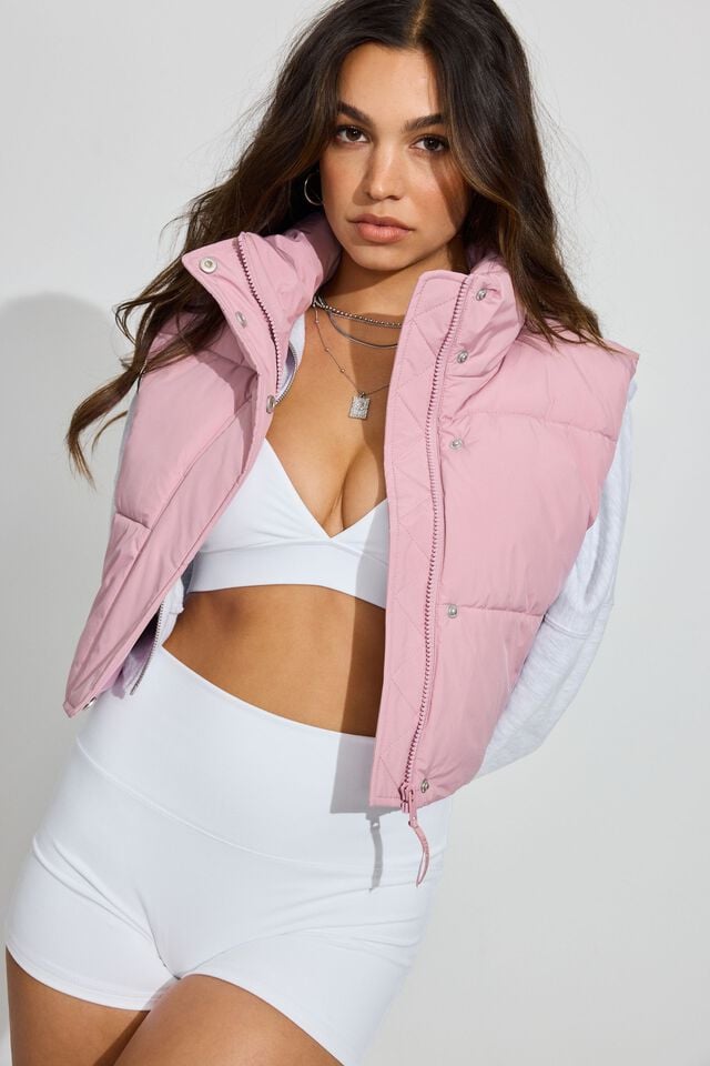 Purple Garage Mini 2.0 Women Puffer Vest | A-9487026