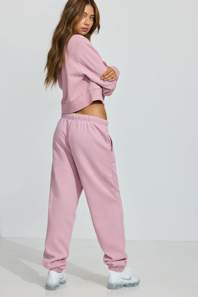 Purple Garage Ultrafleece Boyfriend Women Sweatpants | A-3042568