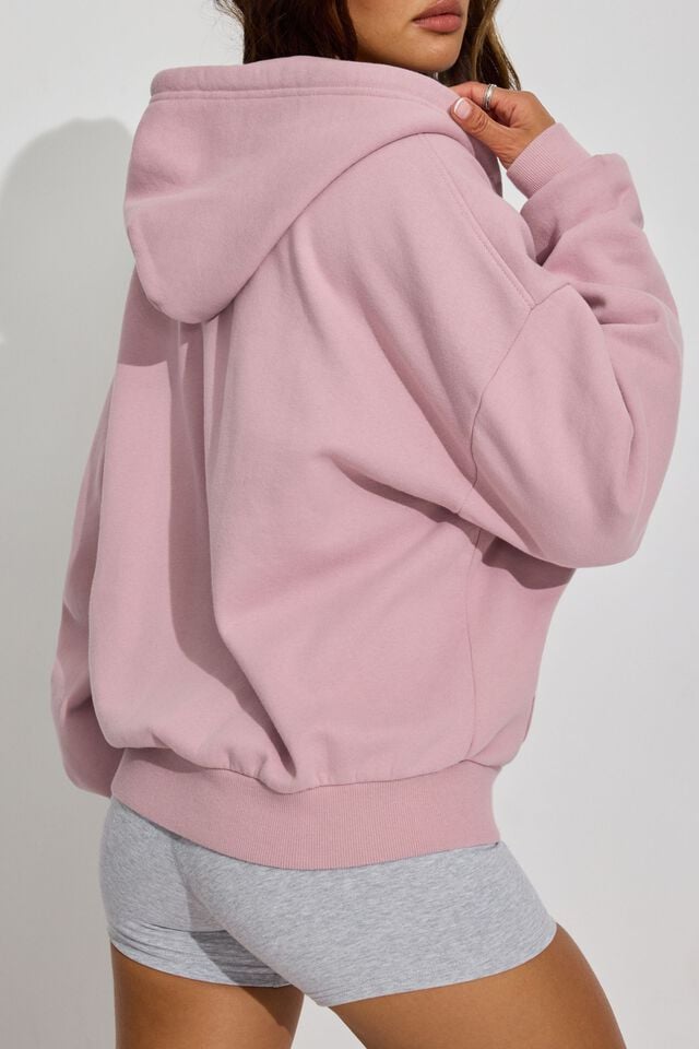 Purple Garage Ultrafleece Full Zip Women Hoodie | A-2560943