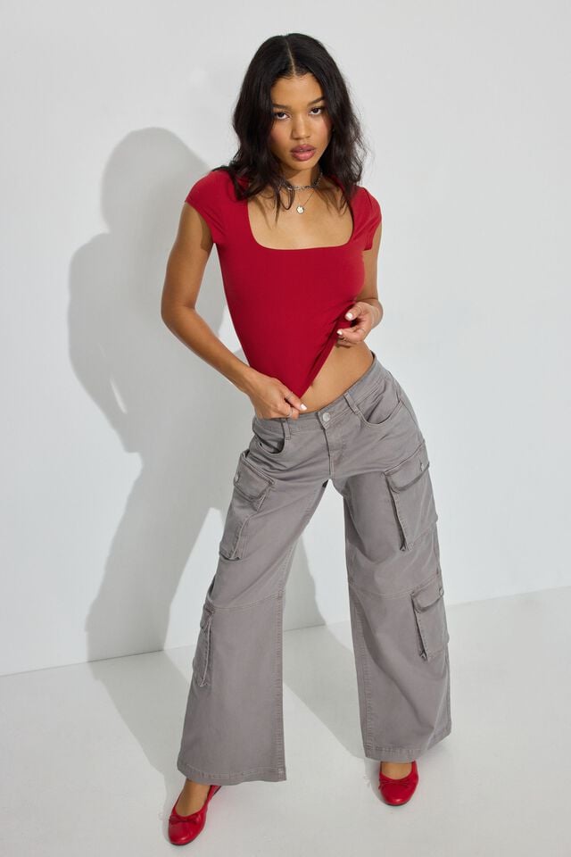 Red Garage Portia Square Neckline Women T Shirts | A-9863140