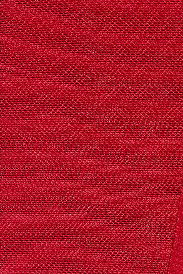 Red Garage Tie Strap Mesh Women Tank Top | A-4892317