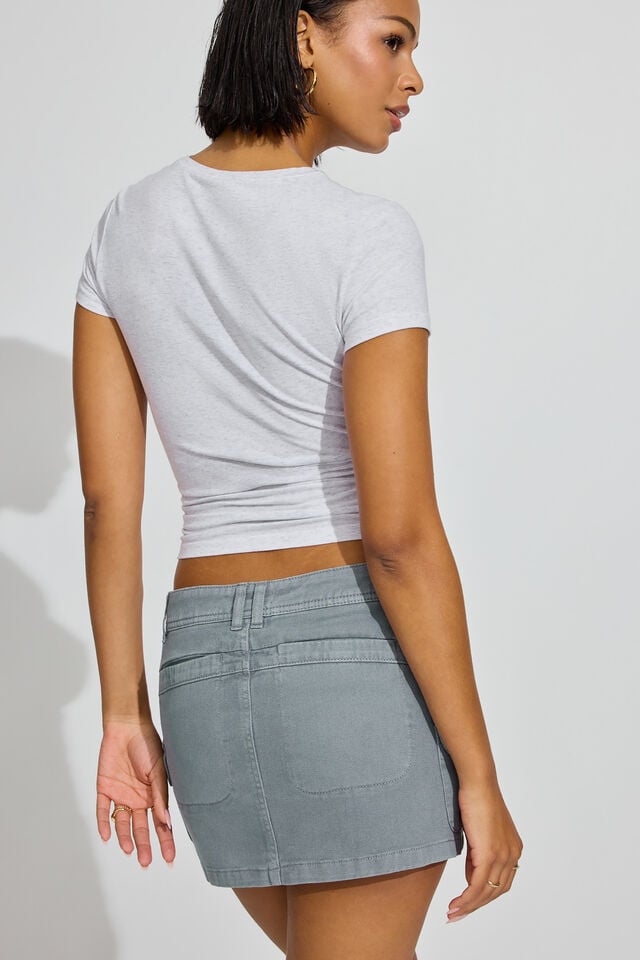 Titanium Grey Garage Kara Women Skorts | A-7906521