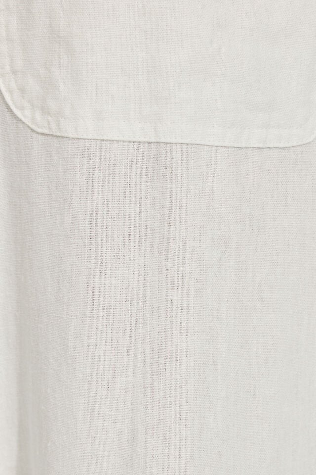 White Garage Baggy Linen Women Pants | A-3209186
