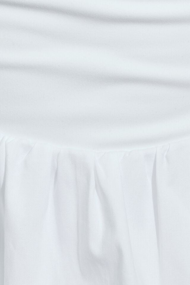 White Garage Bubble Tube Women Dress | A-2084136