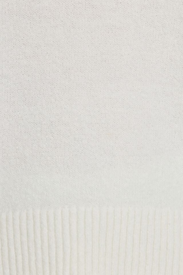 White Garage Cozy V Neck Relaxed Er Women Sweater | A-8109342