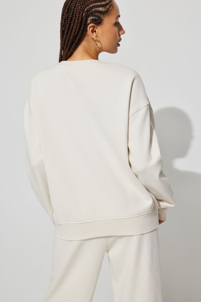 White Garage Elevated Women Sweatshirts | A-6329704