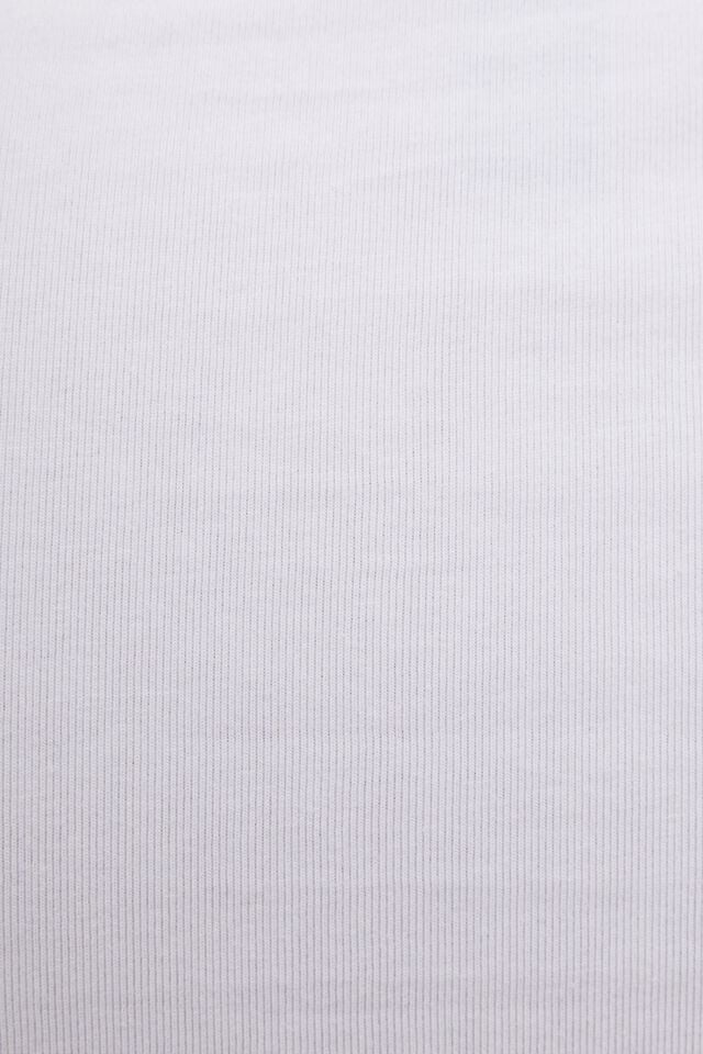 White Garage Estelle Longline Crewneck Women T Shirts | A-9123650
