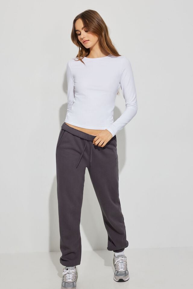 White Garage Estelle Longline Women Long Sleeve | A-7902135