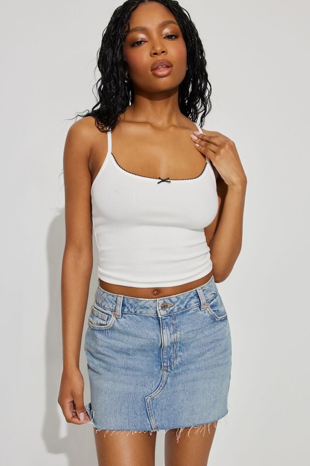 White Garage Felicia Cami Women Tank Top | A-1876435