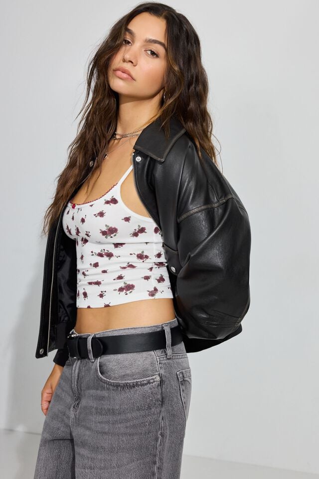 White Garage Felicia Femme Cami Women Tank Top | A-0124673
