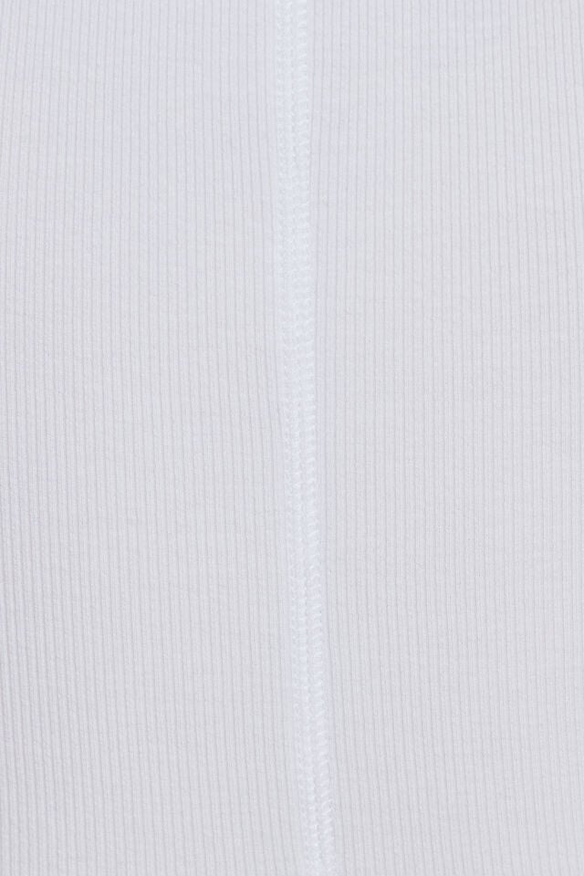 White Garage High Neck Women Tank Top | A-2308714