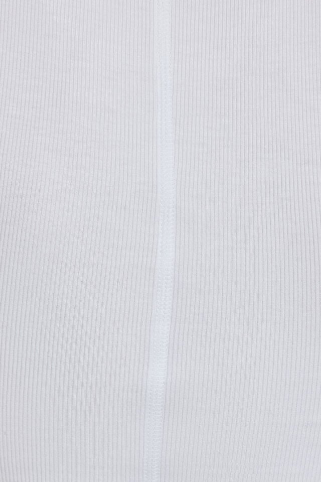 White Garage High Neck Women Tank Top | A-1349602