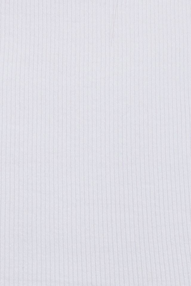 White Garage High Neck Women Tank Top | A-5742839