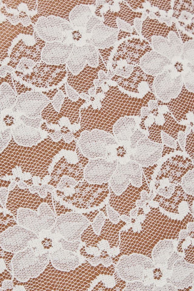 White Garage Lace Women Shorts | A-1524037