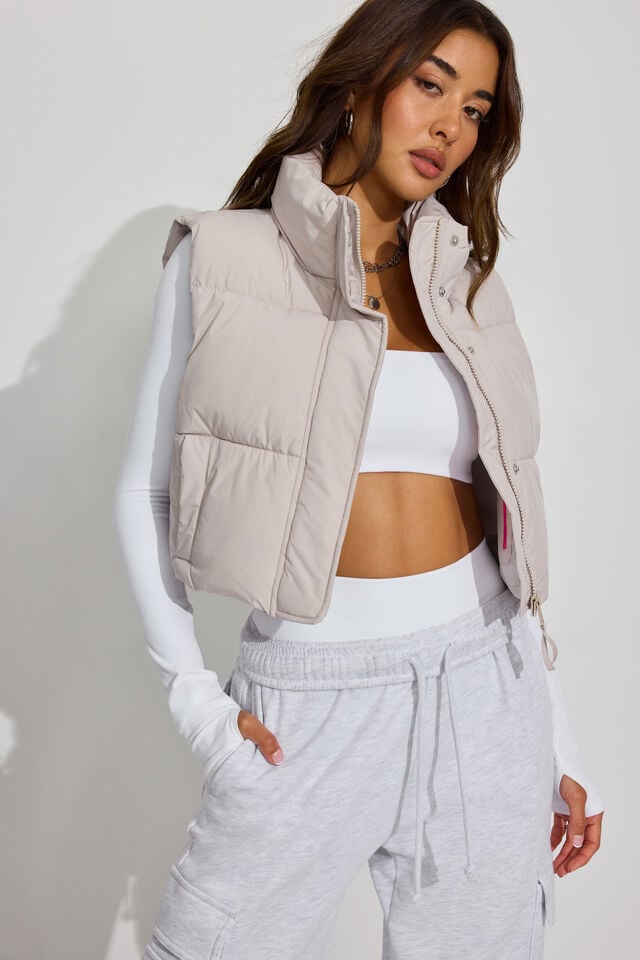 White Garage Mini 2.0 Women Puffer Vest | A-4392168