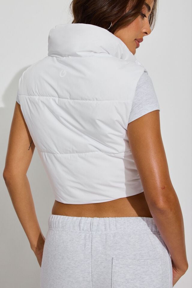 White Garage Mini 2.0 Women Puffer Vest | A-0287634
