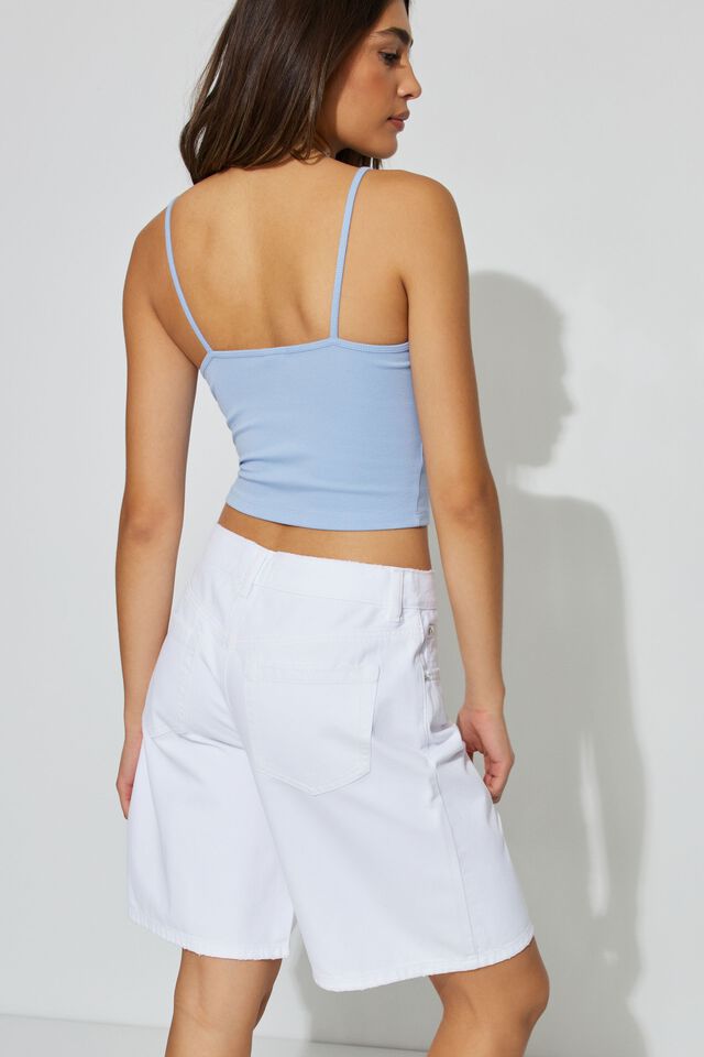 White Garage Skater Jort Women Jeans | A-9204567