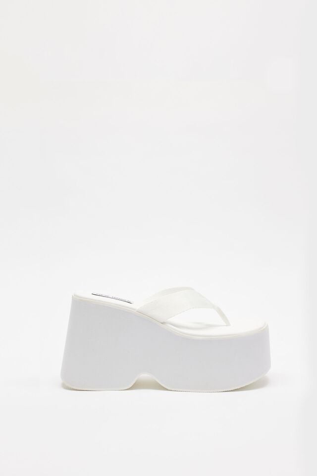 White Garage Steve Madden Gwen Platform Women Sandals | A-2045713
