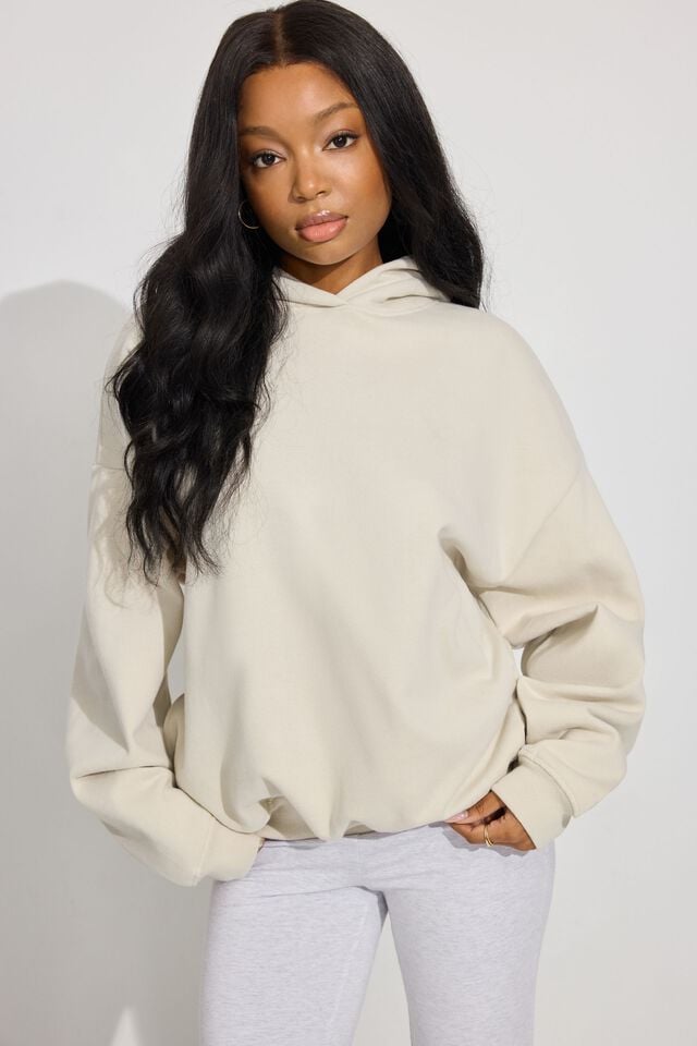 White Garage Ultrafleece Women Hoodie | A-2180649