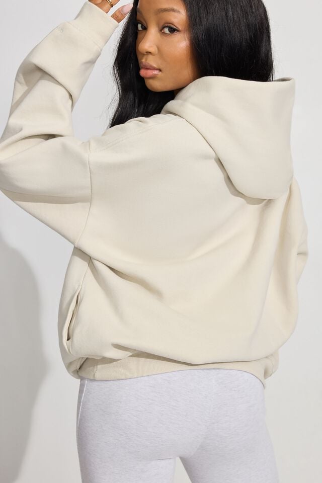 White Garage Ultrafleece Women Hoodie | A-2180649