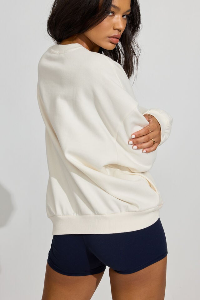 White Garage Ultrafleece Women Sweatshirts | A-2918470