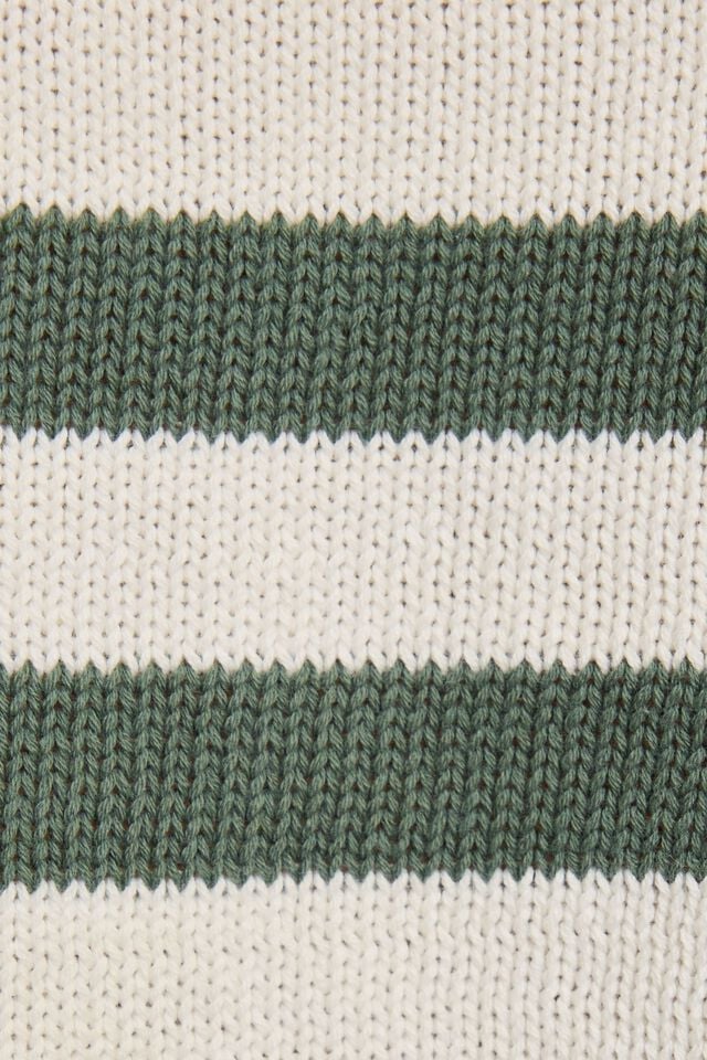 White / Green Garage Supersoft Boatneck Women Sweater | A-2350719