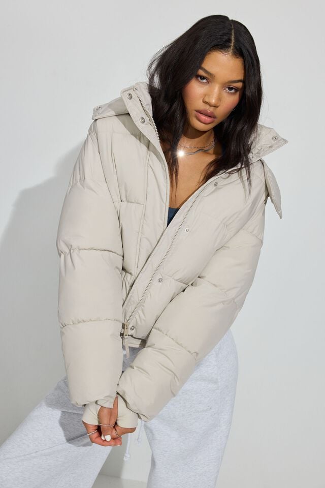 White / White Garage Perfect Women Down Jackets | A-7153890
